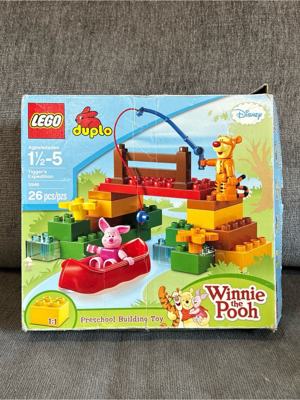LEGO Duplo Tiggers Expedition 5946 Winnie The Pooh INCOMPLETE